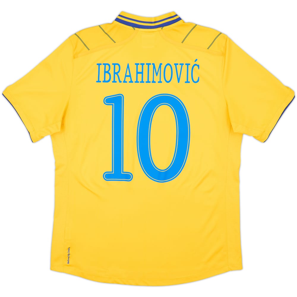 2012-13 Sweden Home Shirt Ibrahimovic #10 - 9/10 - (L)