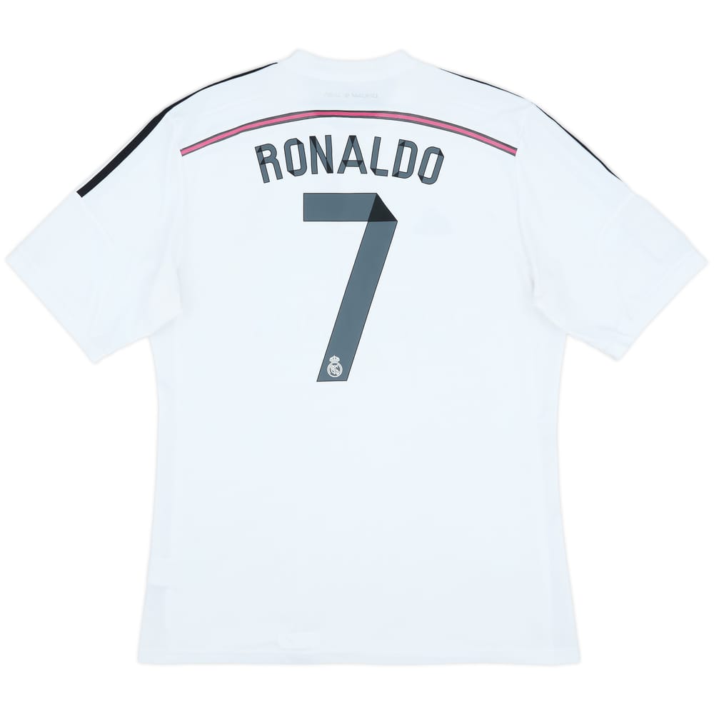 2014-15 Real Madrid Home Shirt Ronaldo #7 - 7/10 - (XL)
