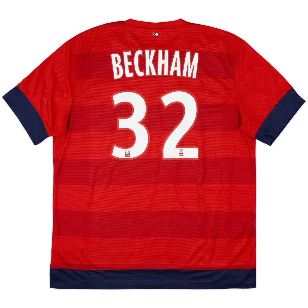 2012-13 Paris Saint-Germain Away Shirt Beckham #32 - 8/10 - (XL)
