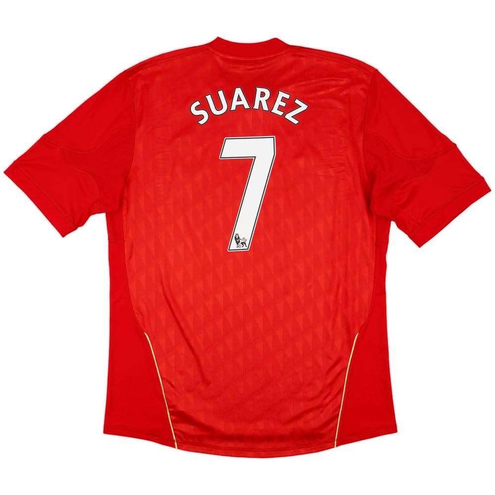 2010-12 Liverpool Home Shirt Suarez #7 - 6/10 - (XL)