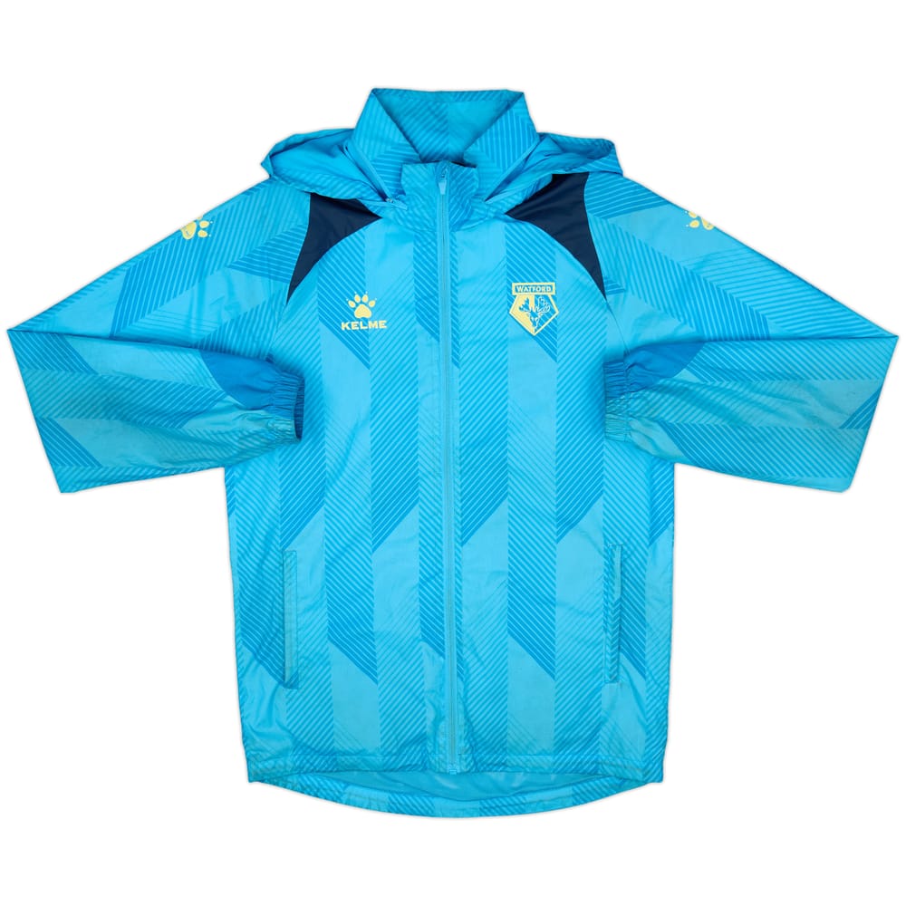 2021-22 Watford Kelme Hooded Rain Jacket - 5/10 - (S)
