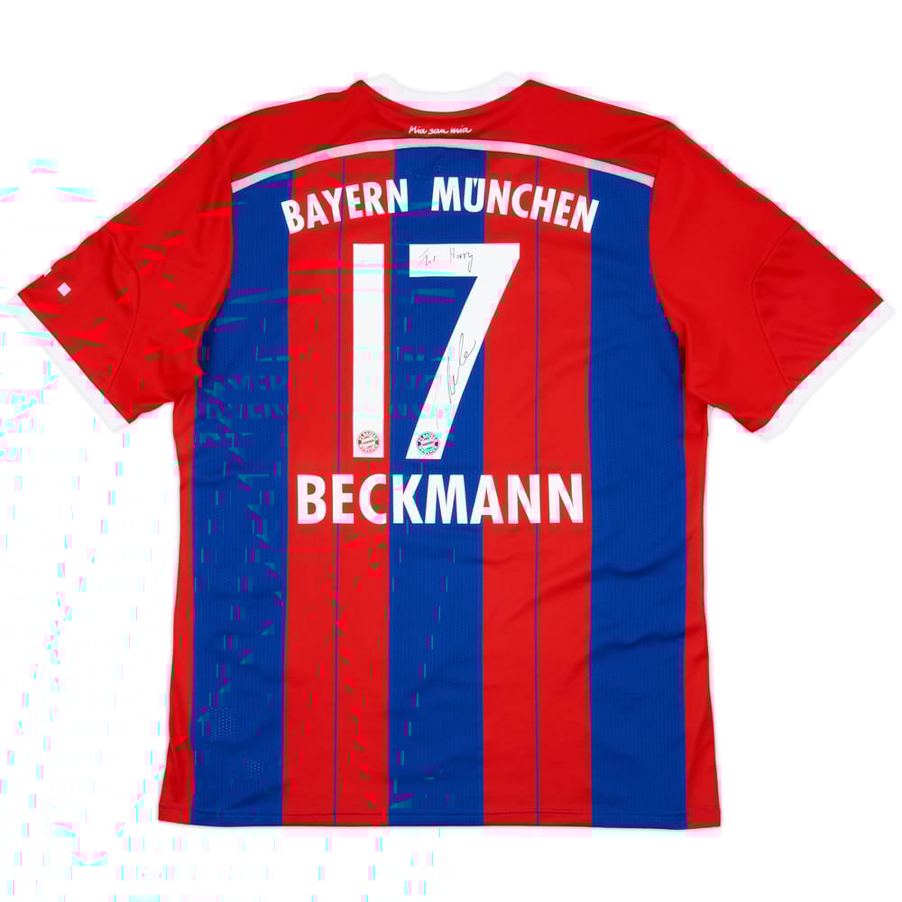 2014-15 Bayern Munich Frauen Home Signed Shirt Beckmann #17 - 8/10 - (XL)