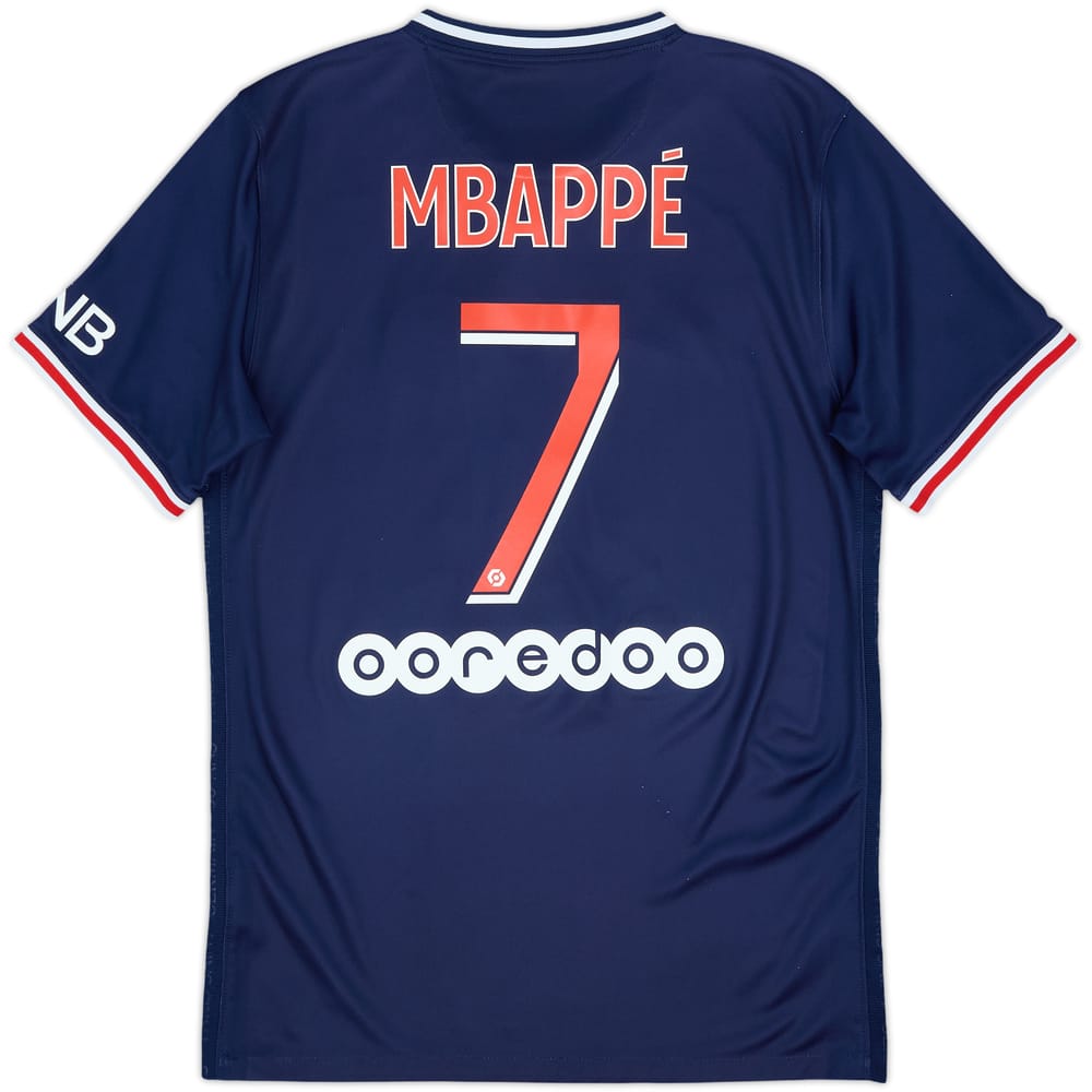 2020-21 Paris Saint-Germain Home Shirt Mbappe #7 - 7/10 - (S)