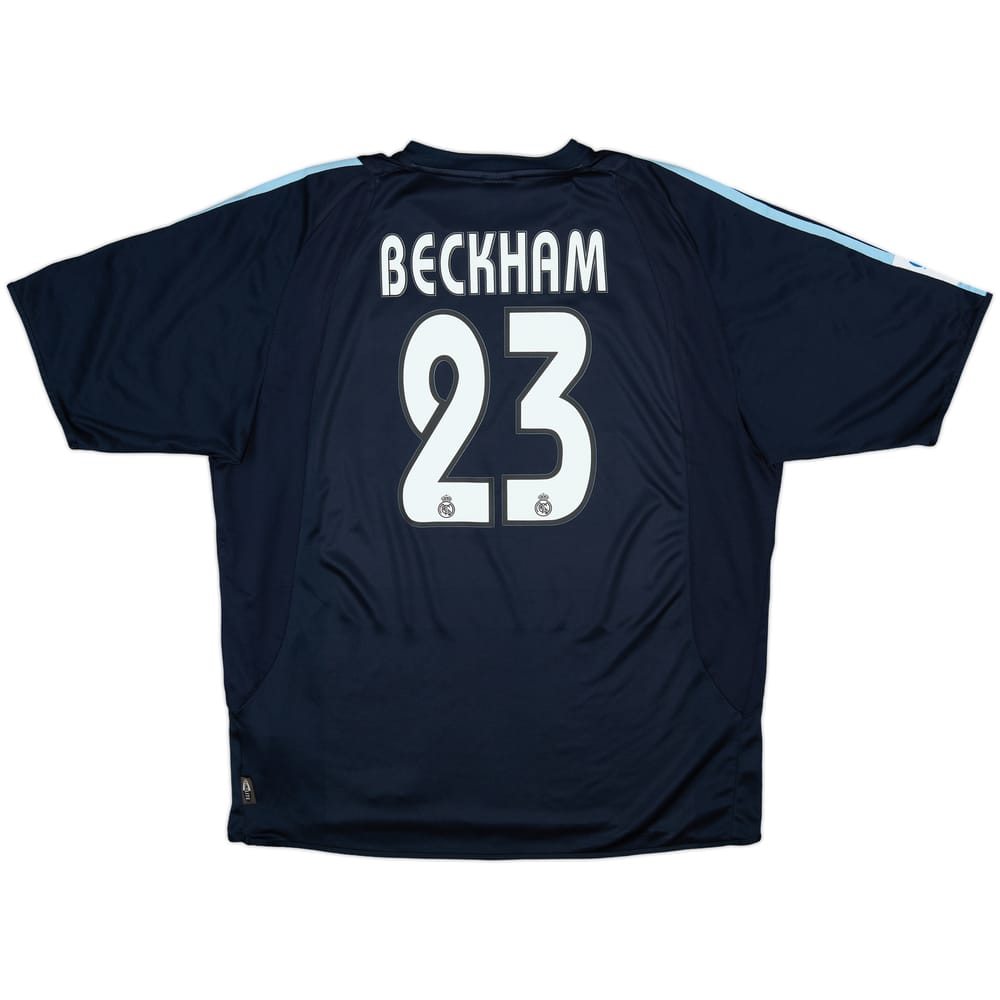 2003-04 Real Madrid Away Shirt Beckham #23 - 8/10 - (XL)