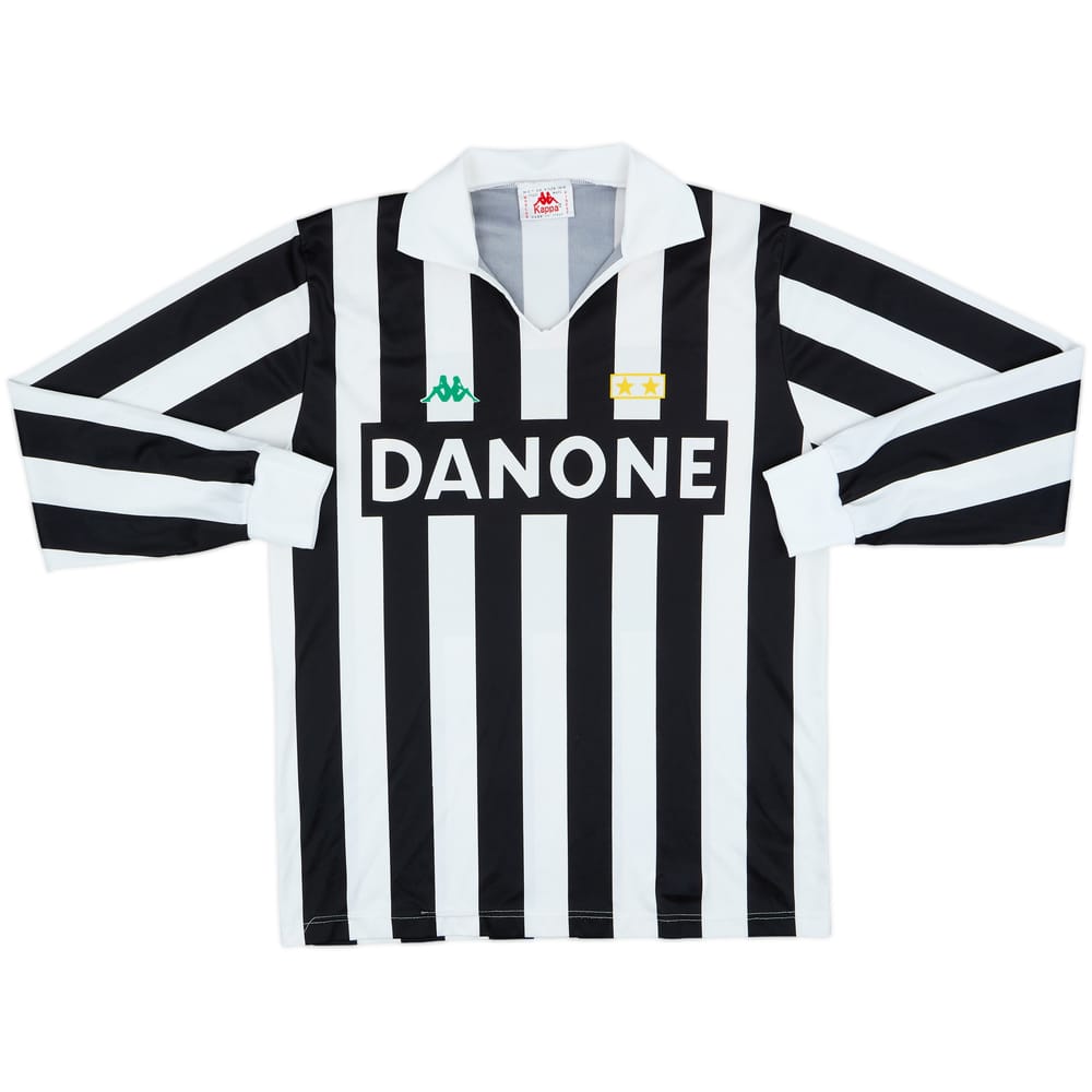 1992-94 Juventus Basic Home L/S Shirt - 6/10 - (L)