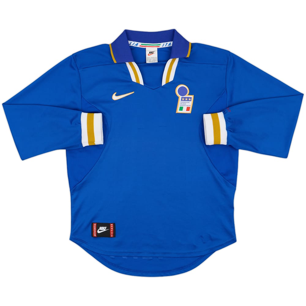 1996-97 Italy Home L/S Shirt - 8/10 - (S)