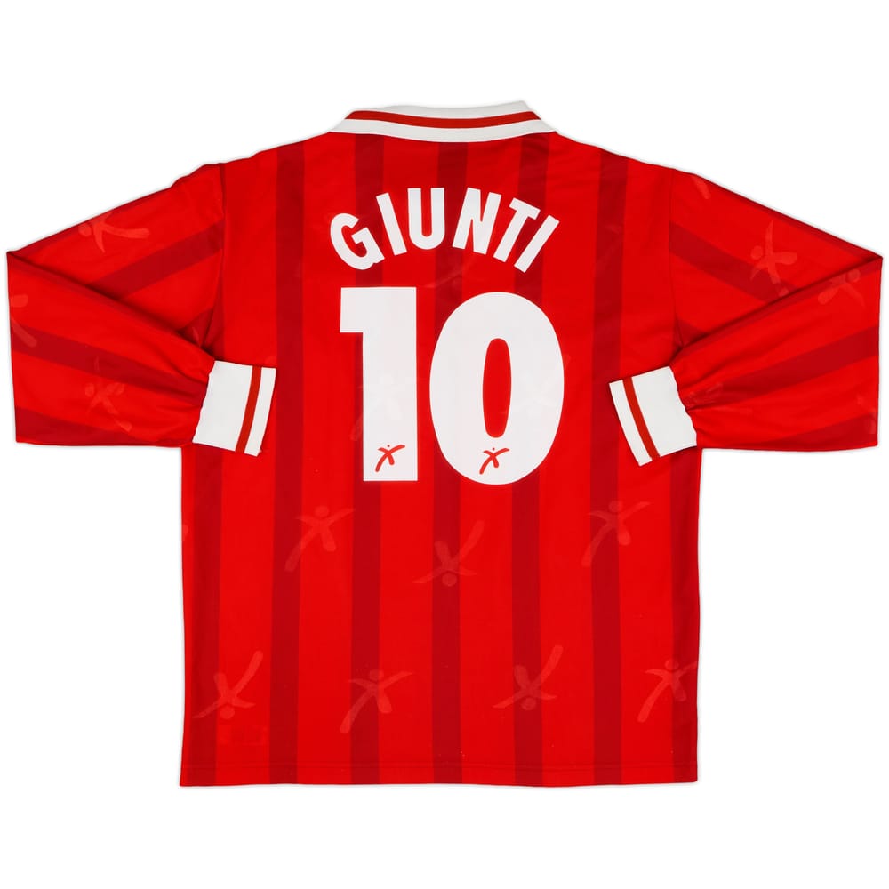 1996-97 Perugia Home L/S Shirt Giunti #10 - 6/10 - (XL)