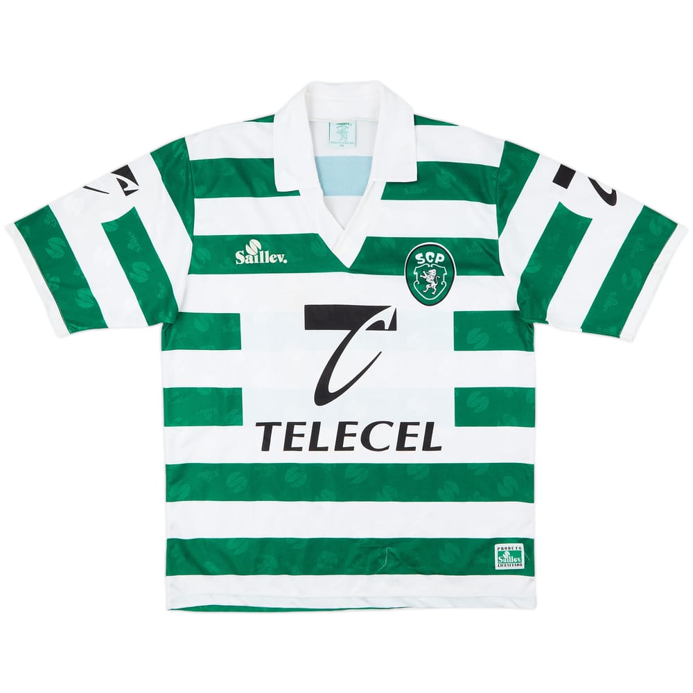 1995-96 Sporting CP Saillev Home Shirt - 8/10 - (XXL)