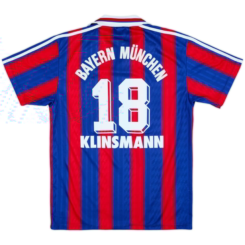 1995-97 Bayern Munich Home Shirt Klinsmann #18 - 5/10 - (S)