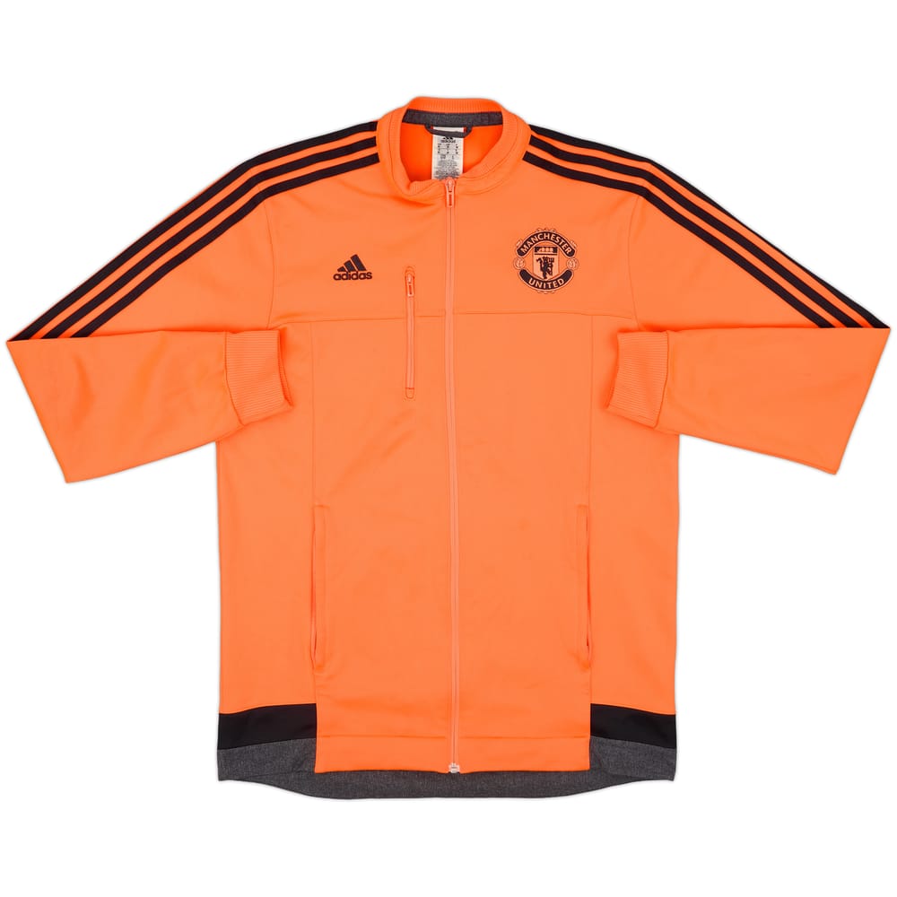 2015-16 Manchester United adidas Track Jacket - 9/10 - (M)