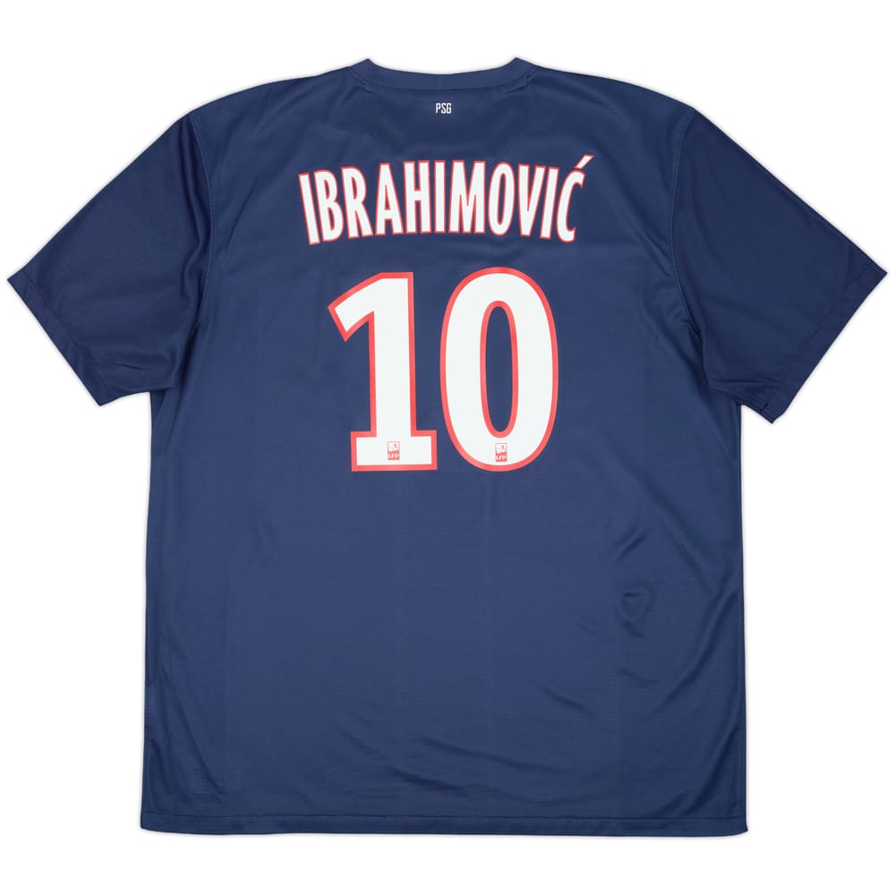 2012-13 Paris Saint-Germain Home Shirt Ibrahimovic #10 - 10/10 - (XL)
