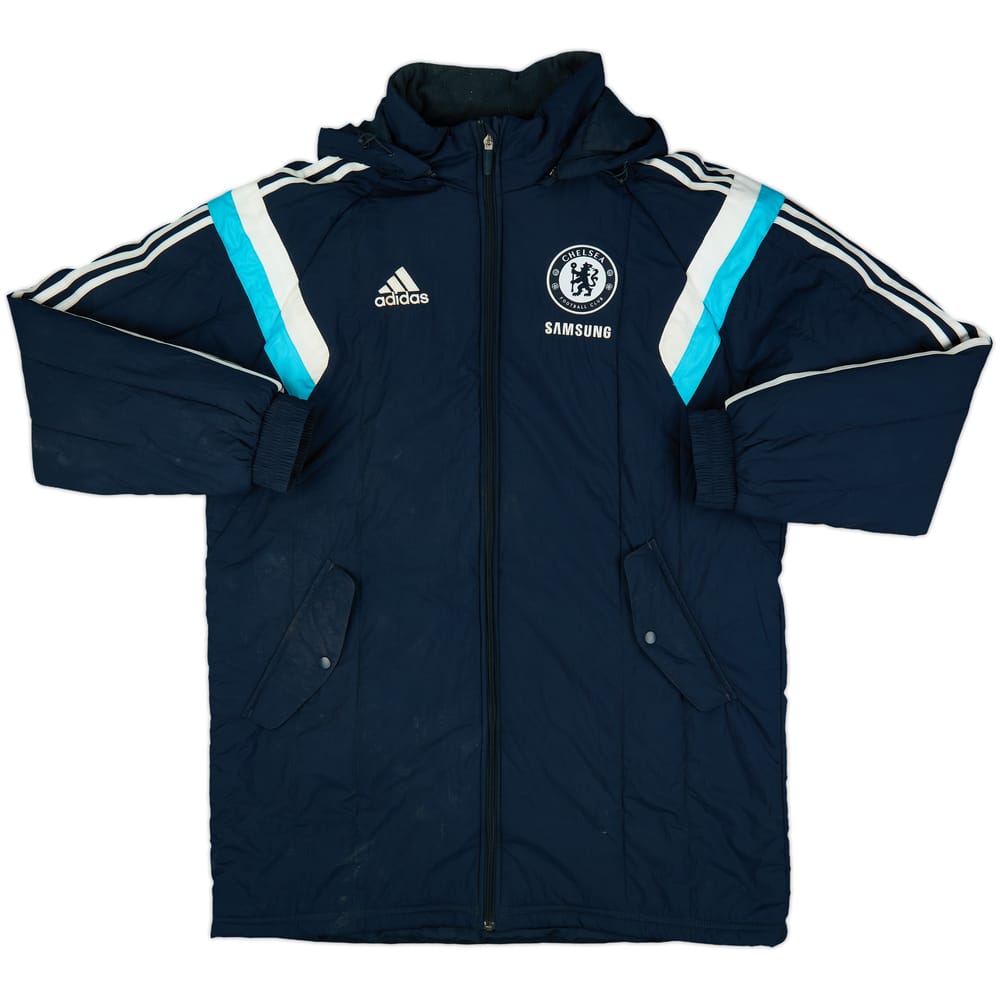 2014-15 Chelsea adidas Padded Bench Coat - 6/10 - (L)