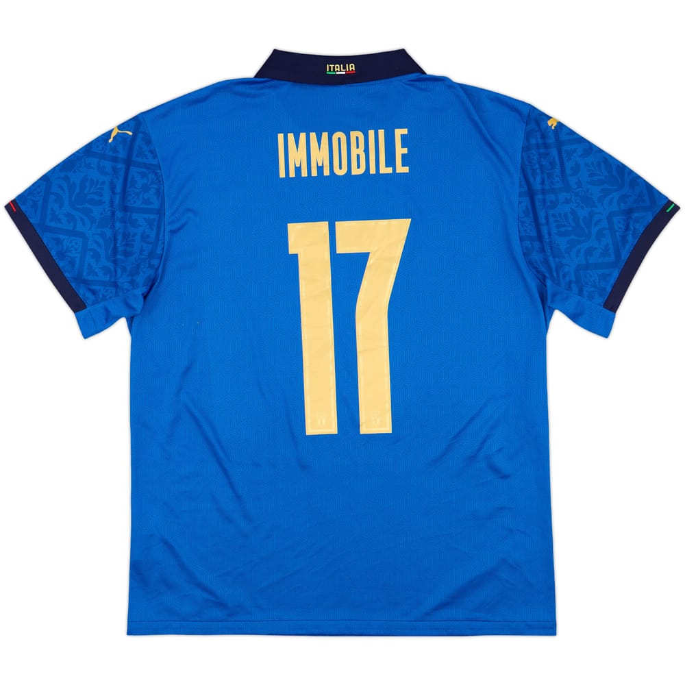 2020-21 Italy Authentic Home Shirt Immobile #17 - 8/10 - (XL)