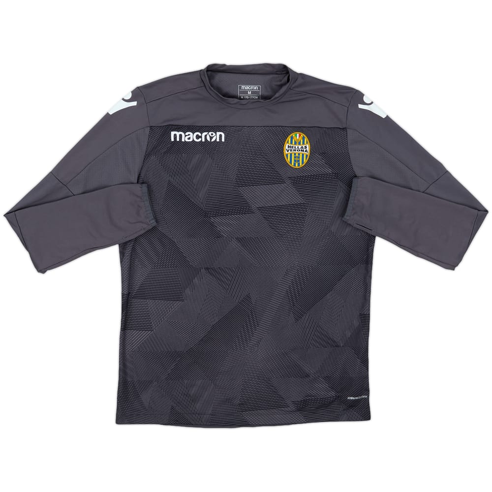 2020-21 Hellas Verona Macron Drill Top - 8/10 - (M)