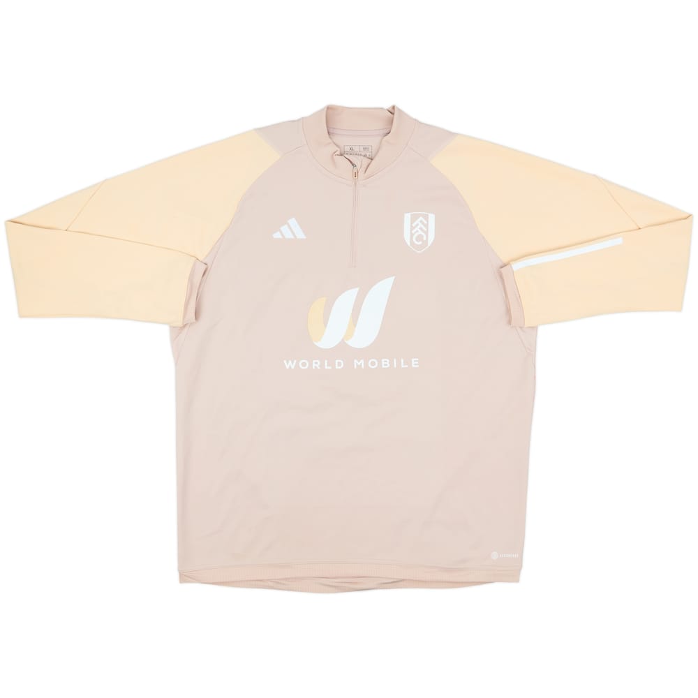 2022-23 Fulham adidas 1/4 Zip Drill Top - 9/10 - (XL)