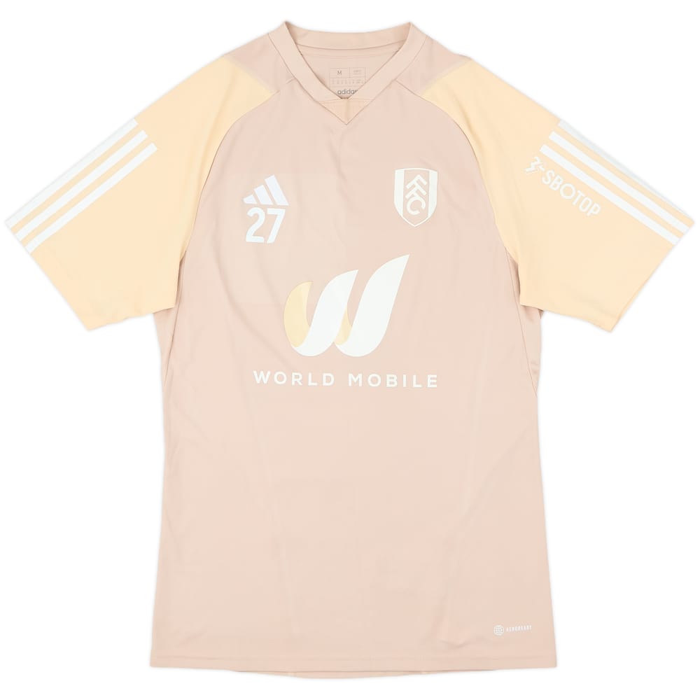 2022-23 Fulham adidas Player Issue Training Shirt #27 - 8/10 - (M)