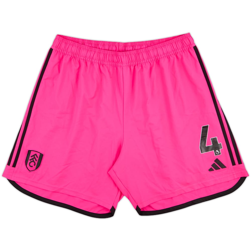 2023-24 Fulham Player Issue Away Shorts #4 (Tosin) - 10/10 - (XXL)