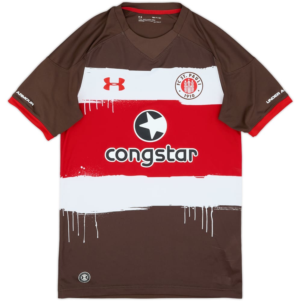 2017-18 St Pauli Home Shirt - 8/10 - (S)