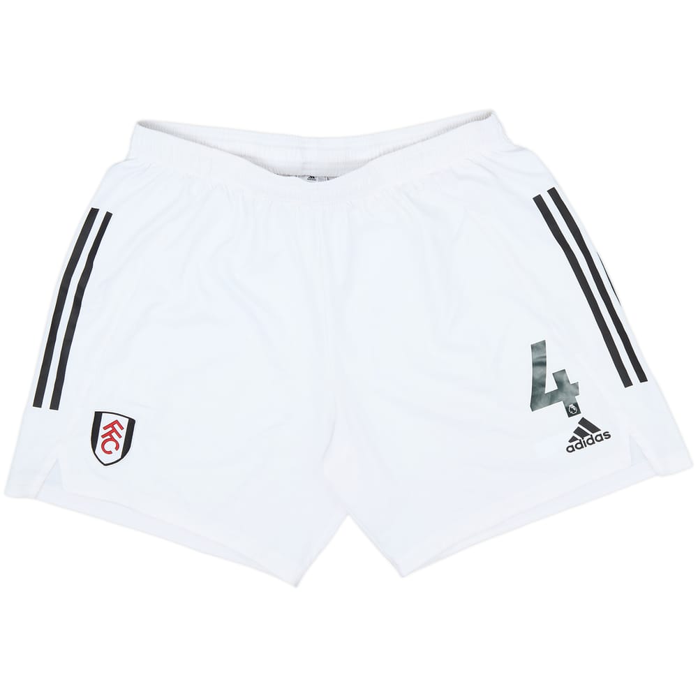 2021-22 Fulham Player Issue Away Shorts #4 (Tosin) - 8/10 - (XXL)