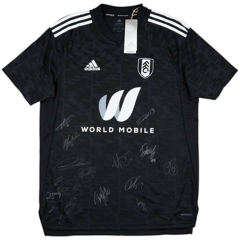 2022-23 Fulham Squad Signed Third Shirt (L)