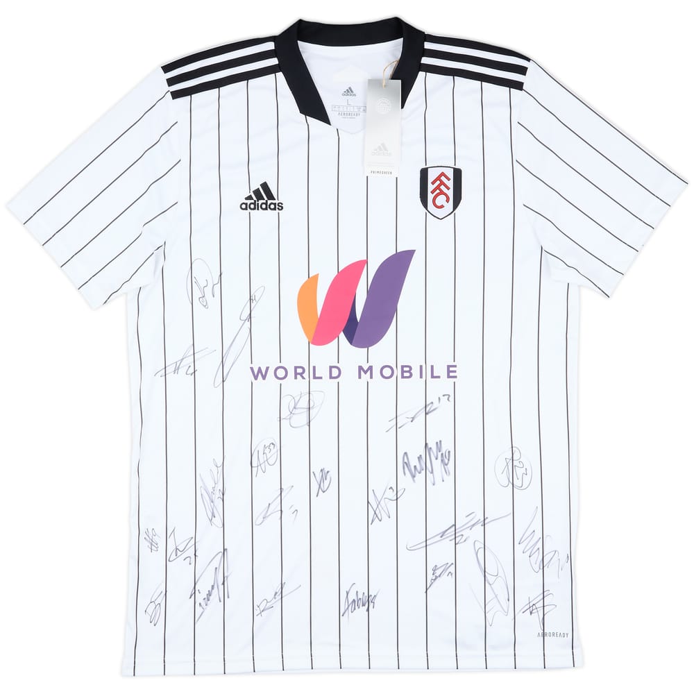 2021-22 Fulham Squad Signed Home Shirt (M)