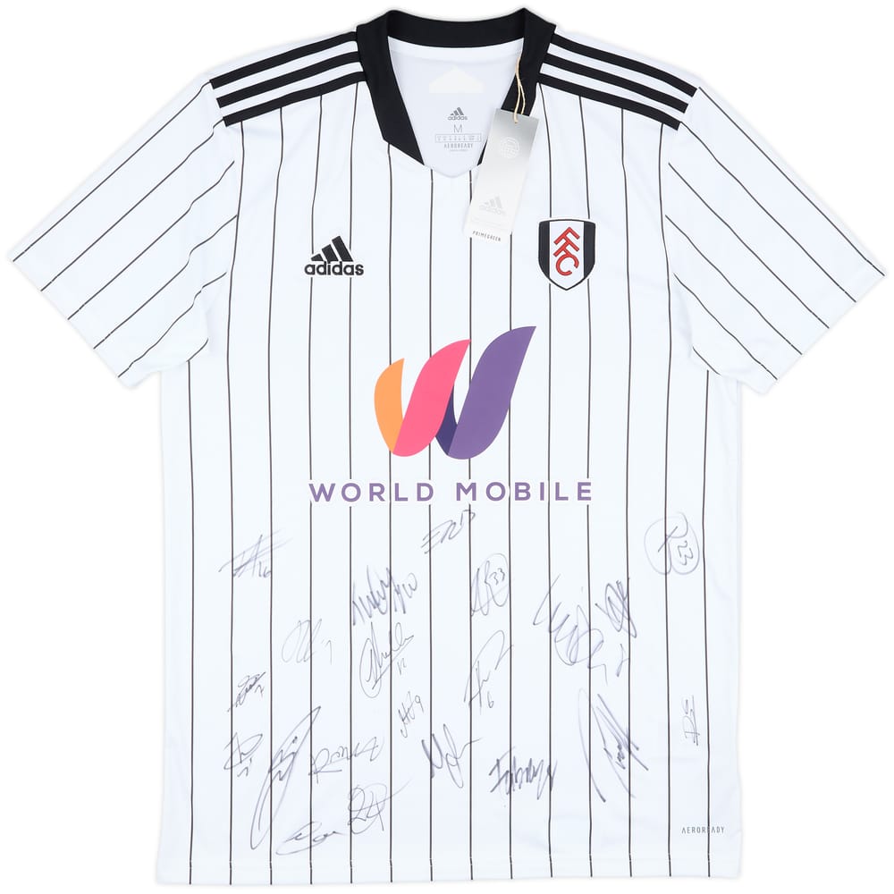 2021-22 Fulham Squad Signed Home Shirt (M)