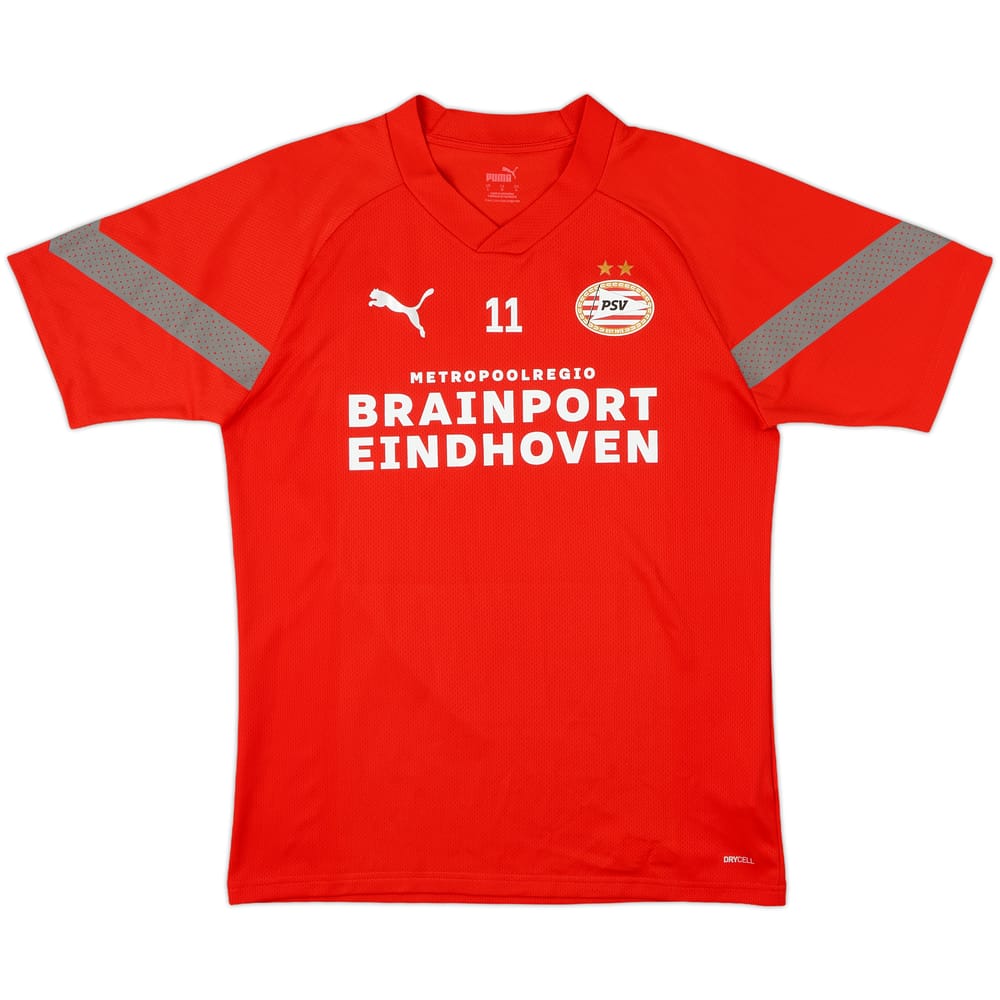 2021-22 PSV Puma Player Issue Training Shirt #11 - 10/10 - (L)