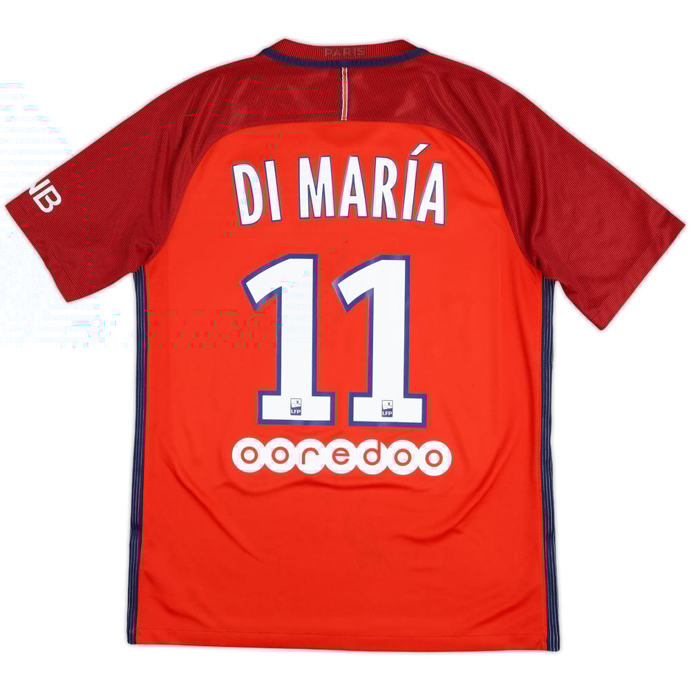 2016-17 Paris Saint-Germain Away Shirt Di Maria #11 - 7/10 - (M)