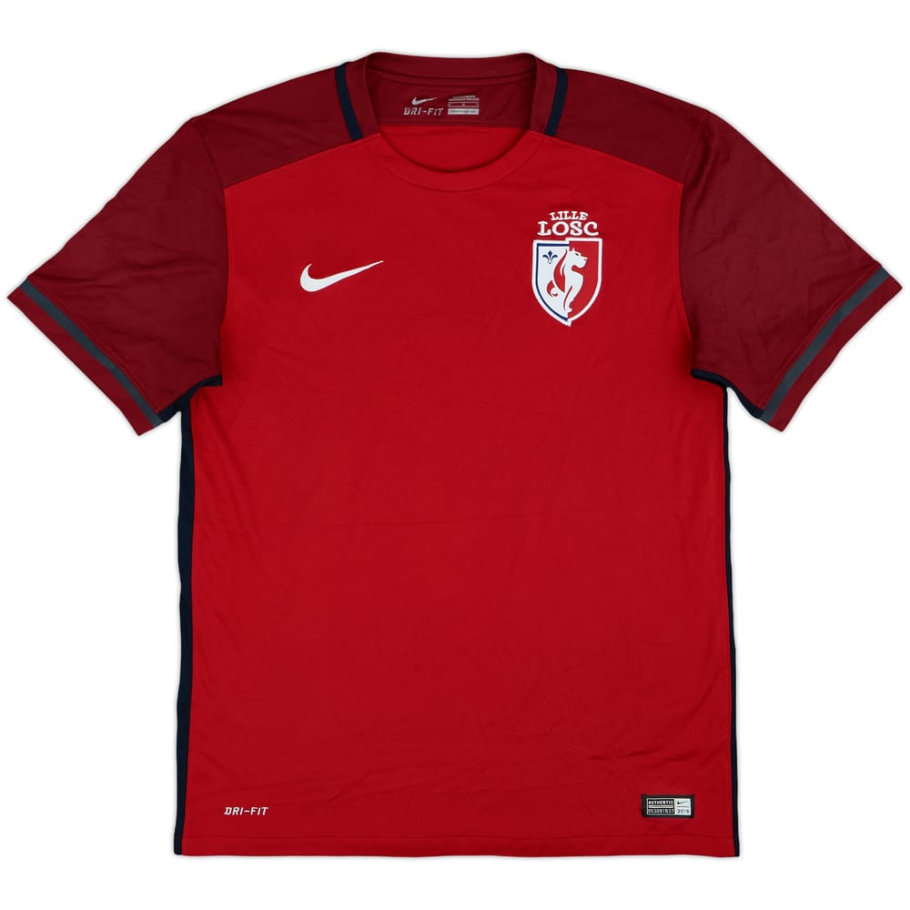 2015-16 Lille Home Shirt - 9/10 - (M)