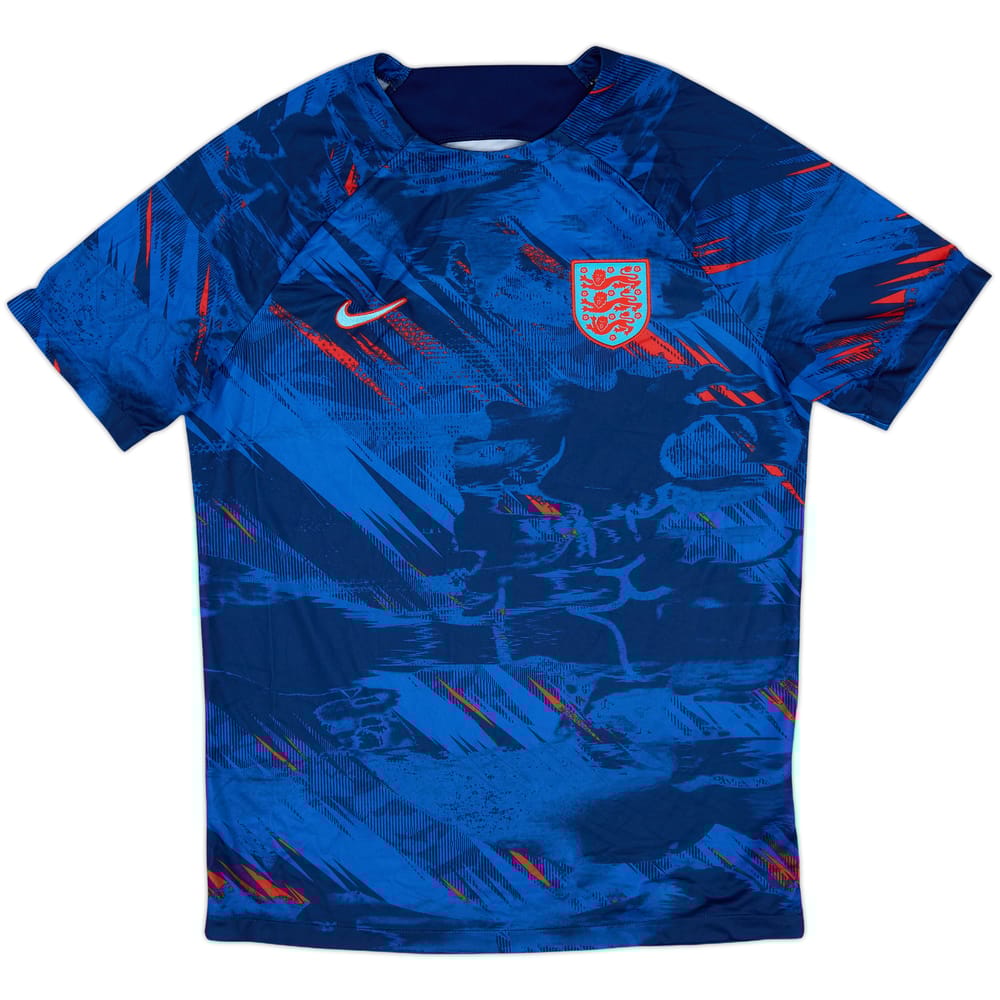 2022-23 England Nike Pre-Match Shirt - 10/10 - (M)