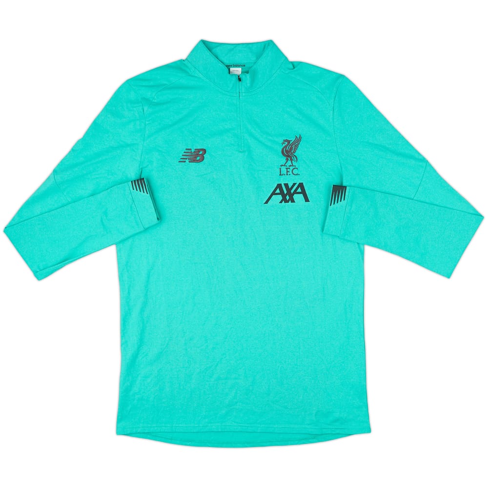 2019-20 Liverpool New Balance 1/4 Zip Drill Top - 10/10 - (L)