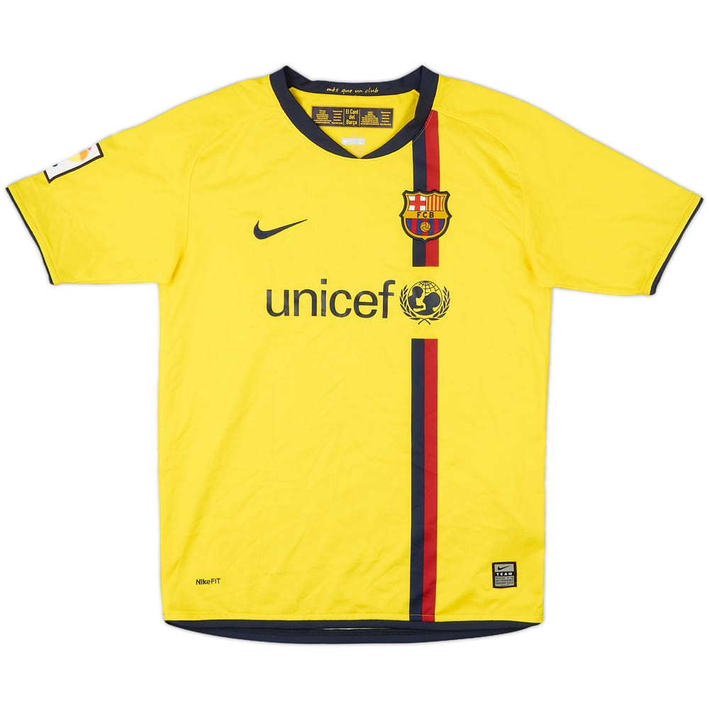 2008-10 Barcelona Away Shirt - 9/10 - (L.Boys)