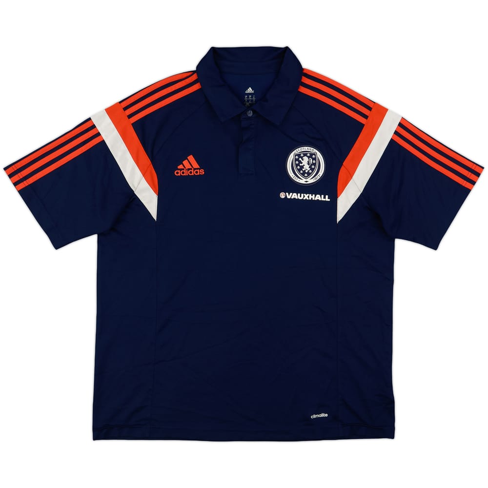 2014-15 Scotland adidas Polo Shirt - 8/10 - (XL)