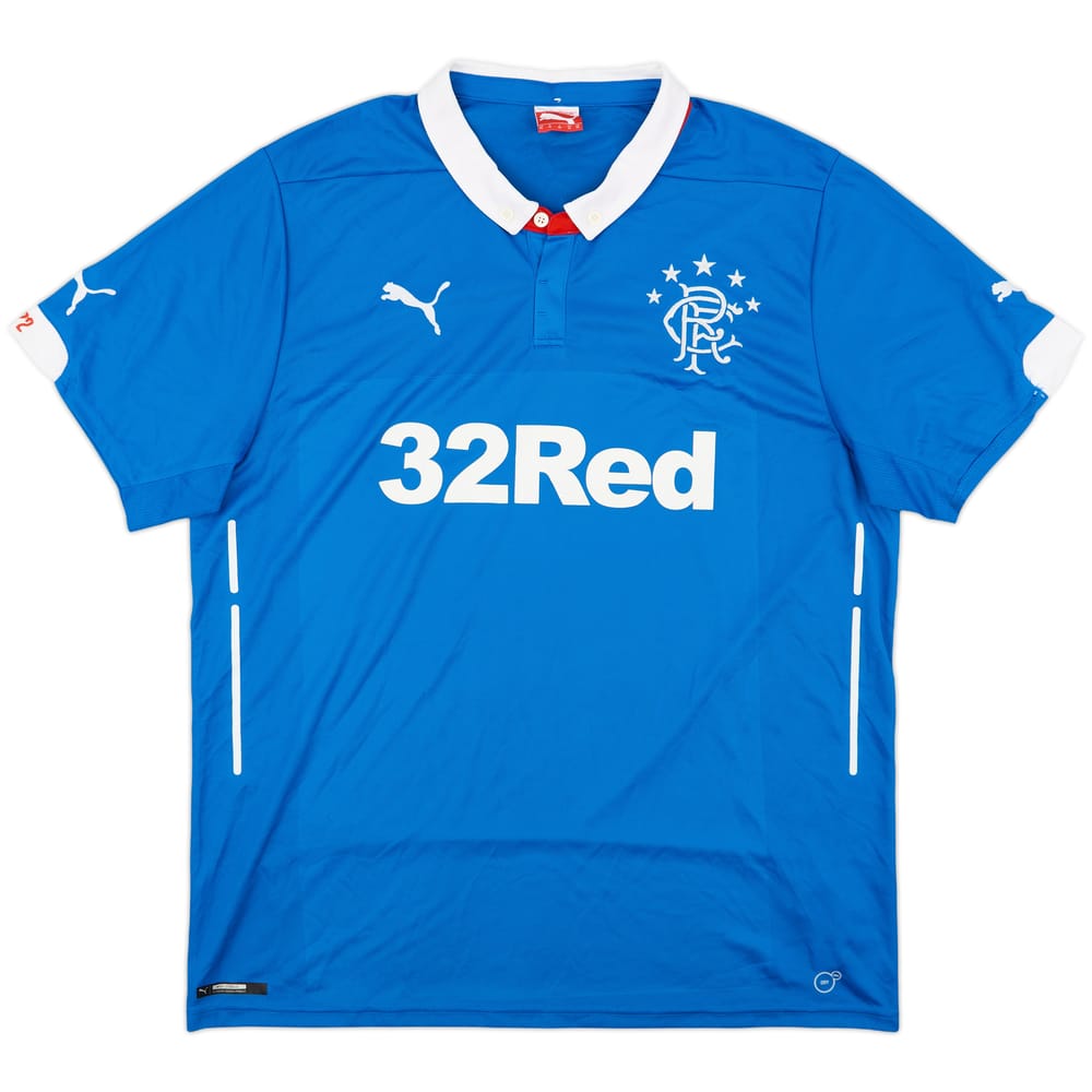 2014-15 Rangers Home Shirt - 9/10 - (XL)