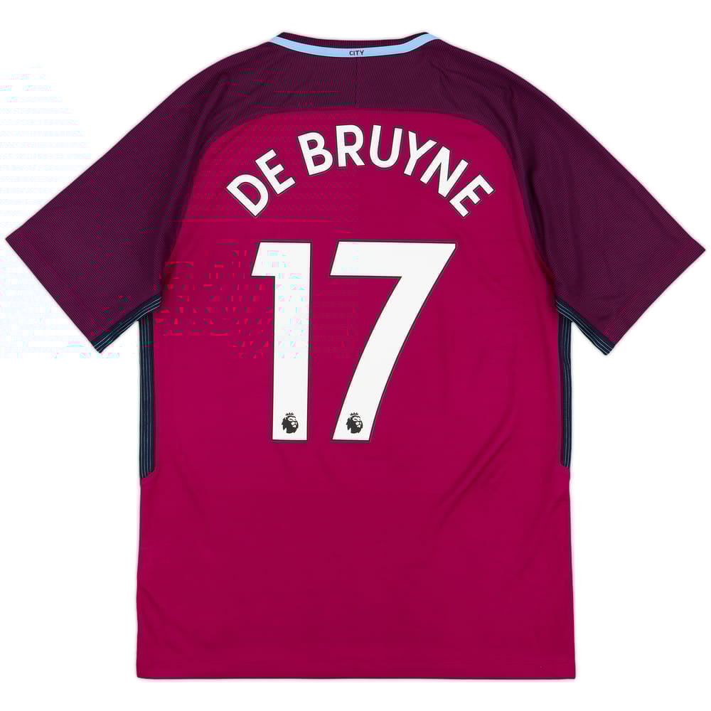 2017-18 Manchester City Away Shirt De Bruyne #17 - 8/10 - (M)