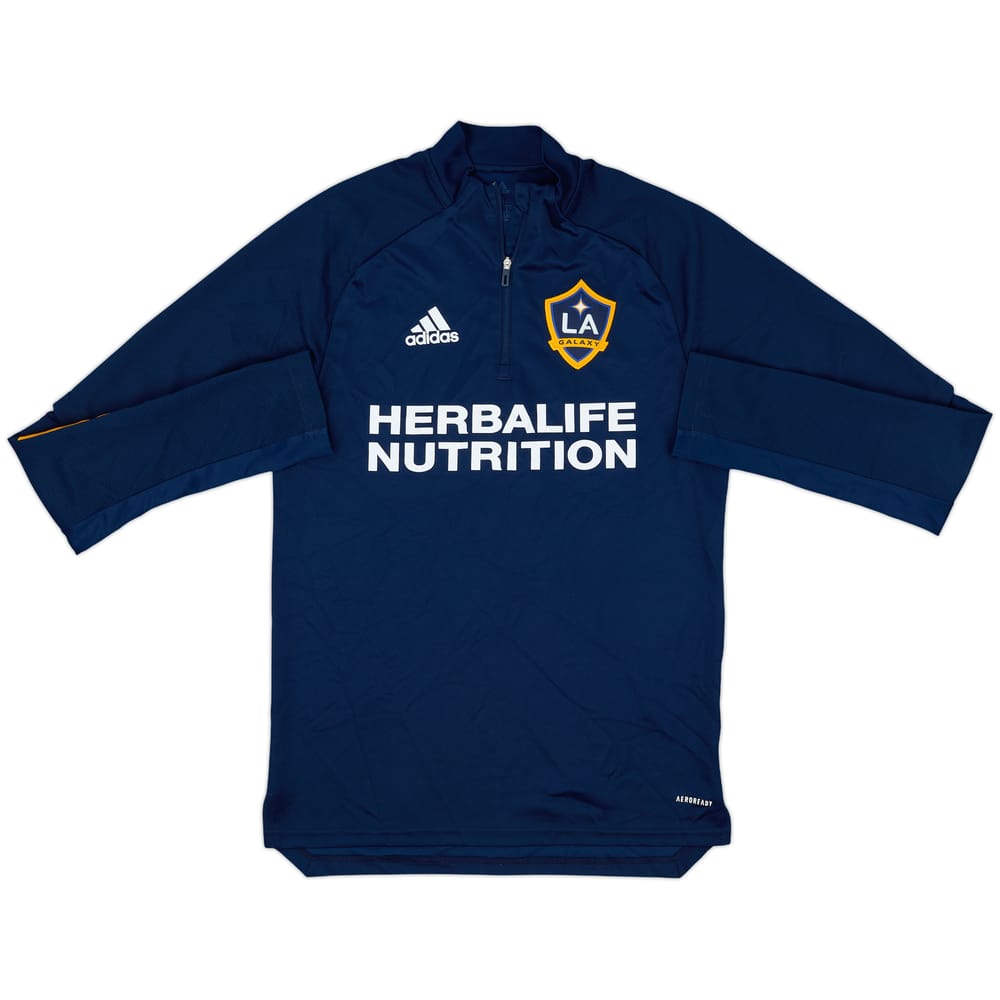 2019-20 LA Galaxy adidas 1/4 Zip Drill Top - 9/10 - (S)