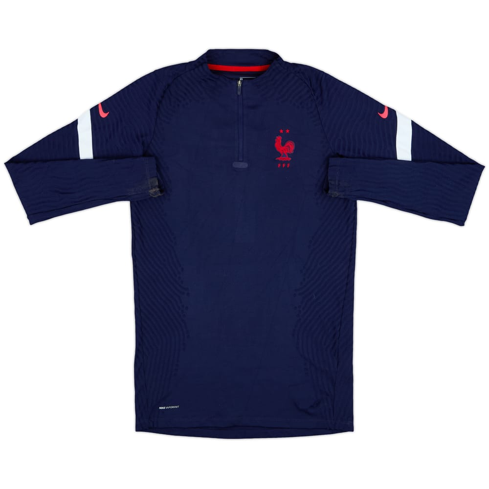 2020-21 France Nike Vaporknit 1/4 Zip Drill Top - 8/10 - (S)