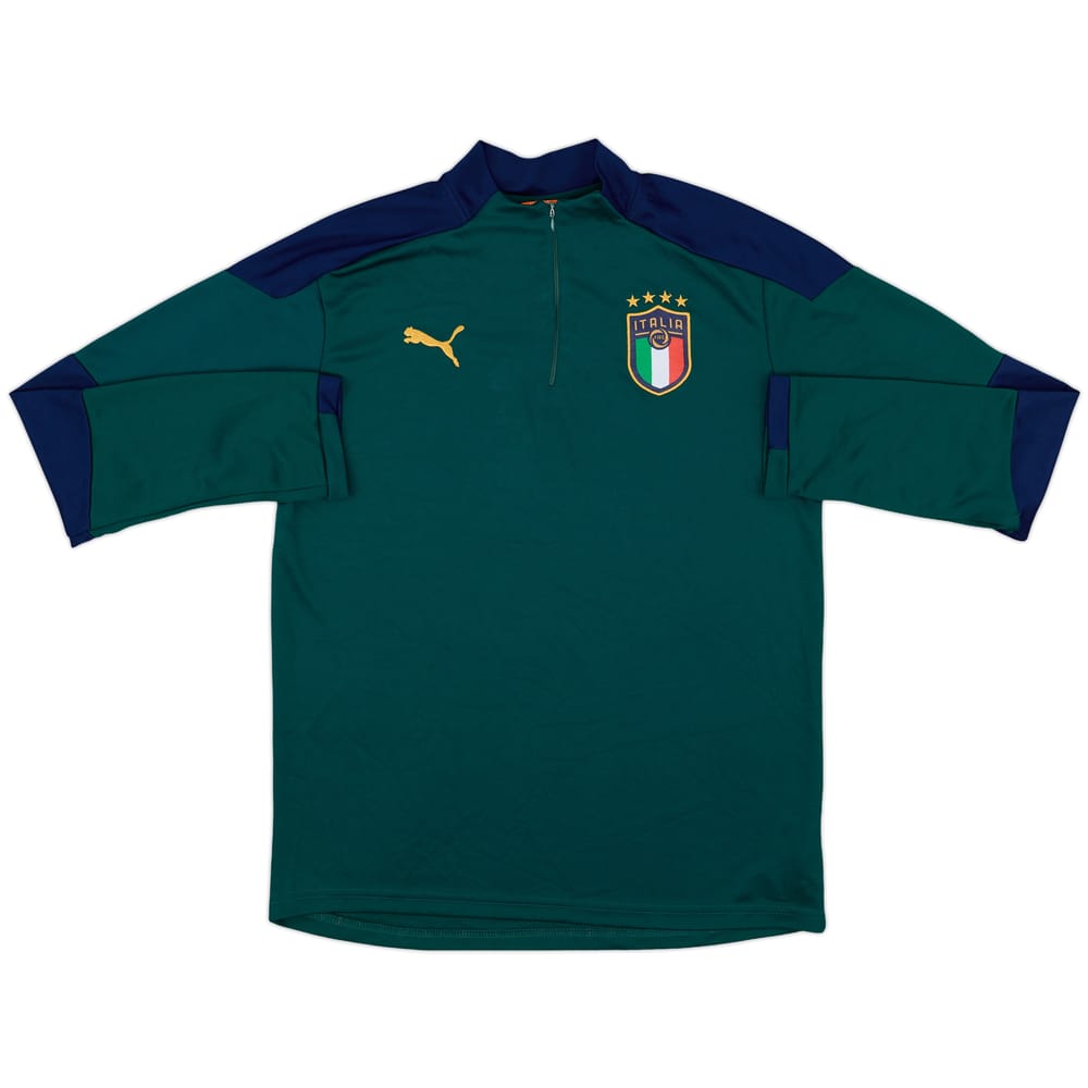 2020-21 Italy Puma 1/4 Zip Drill Top - 9/10 - (L)