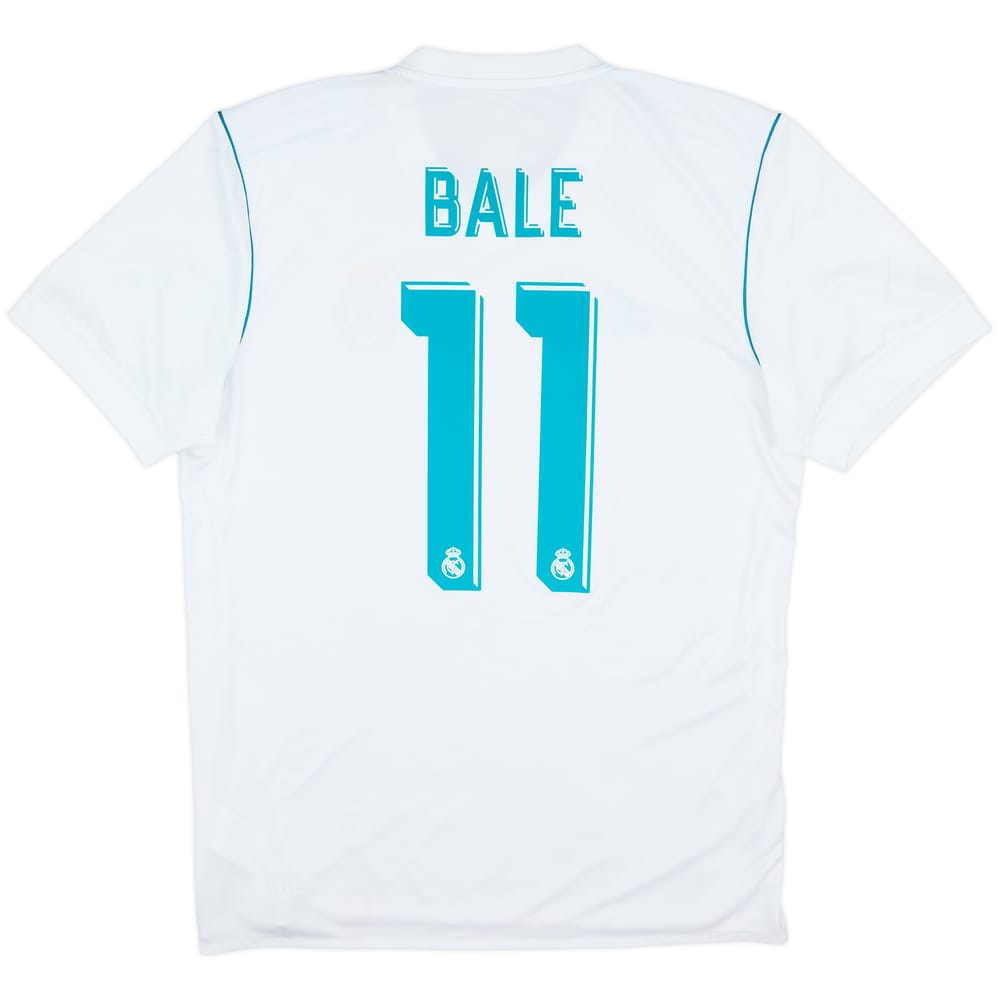 2017-18 Real Madrid Home Shirt Bale #11 - 7/10 - (M)