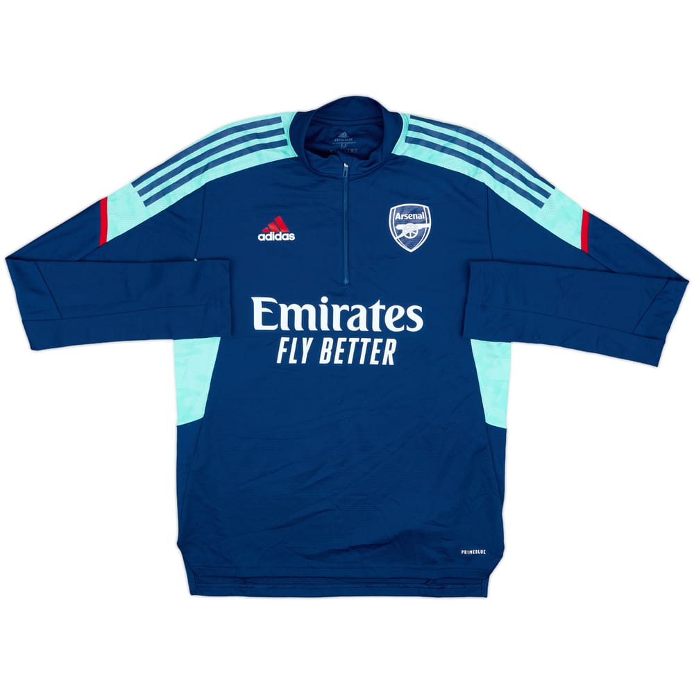 2021-22 Arsenal adidas 1/4 Zip Drill Top - 9/10 - (M)