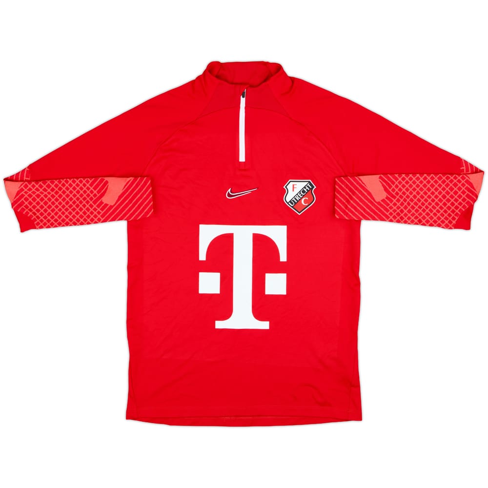 2022-23 Utrecht Nike 1/4 Zip Drill Top Duuk #8 - 8/10 - (M)