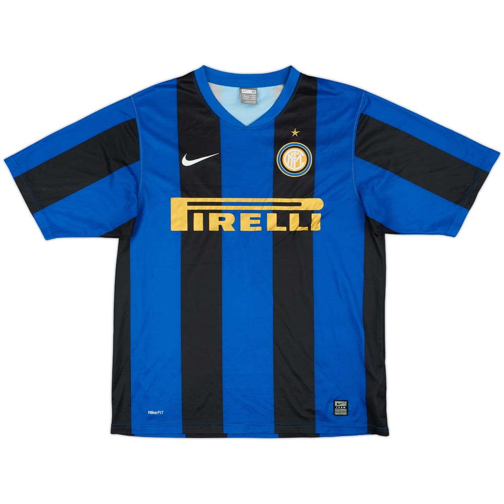 2008-09 Inter Milan Basic Home Shirt - 9/10 - (M)