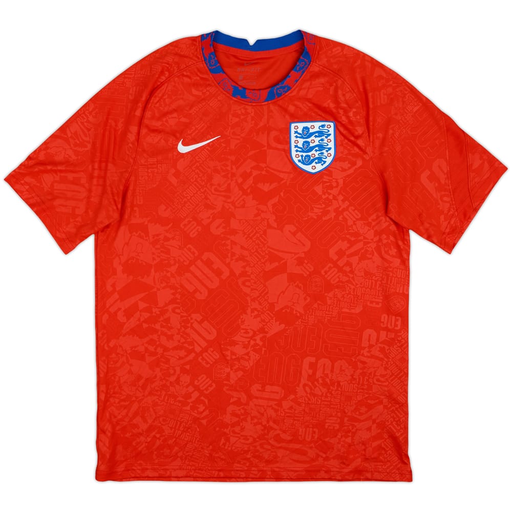 2020-21 England Nike Training Shirt - 9/10 - (L)