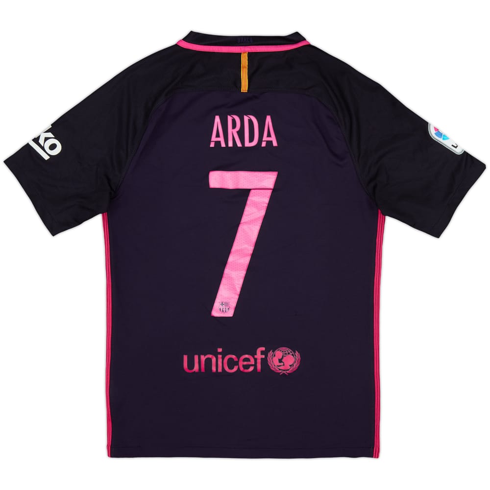 2016-17 Barcelona Away Shirt Arda #7 - 6/10 - (S)