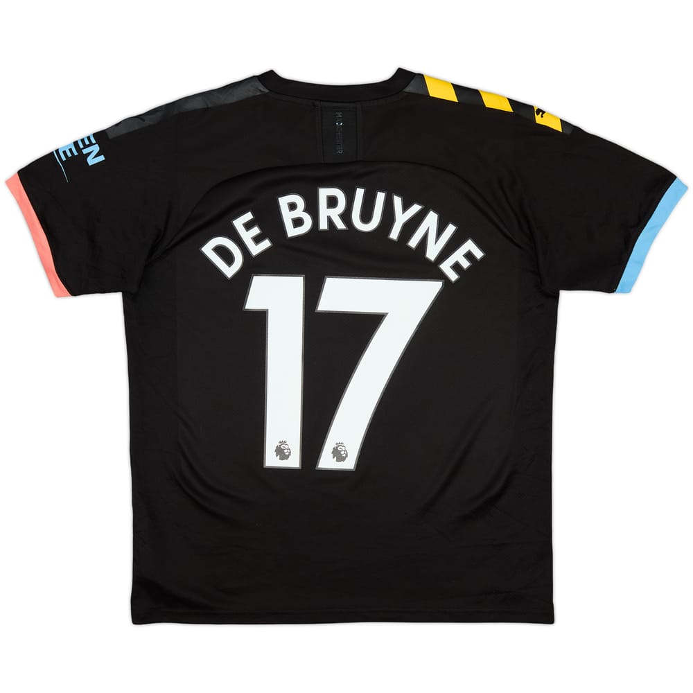 2019-20 Manchester City Away Shirt De Bruyne #17 - 8/10 - (XL.Boys)