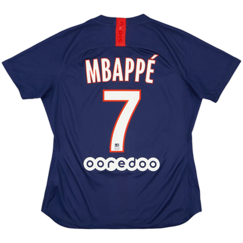 2019-20 Paris Saint-Germain Home Shirt Mbappe #7 - 7/10 - (Women's L)