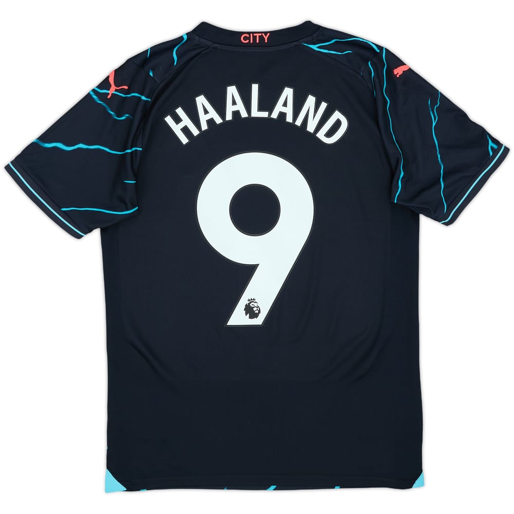 2023-24 Manchester City Third Shirt Haaland #9 - 10/10 - (S)