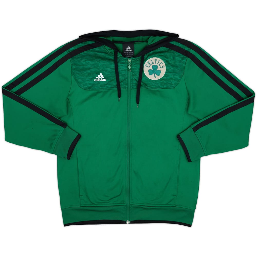 2011-12 Boston Celtics adidas Full Zip Hooded Sweat Top - 6/10 - (M)