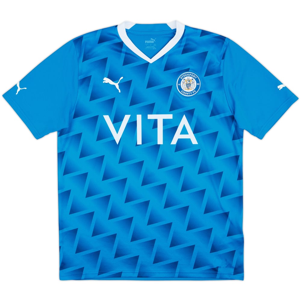 2021-22 Stockport County Home Shirt - 9/10 - (L)