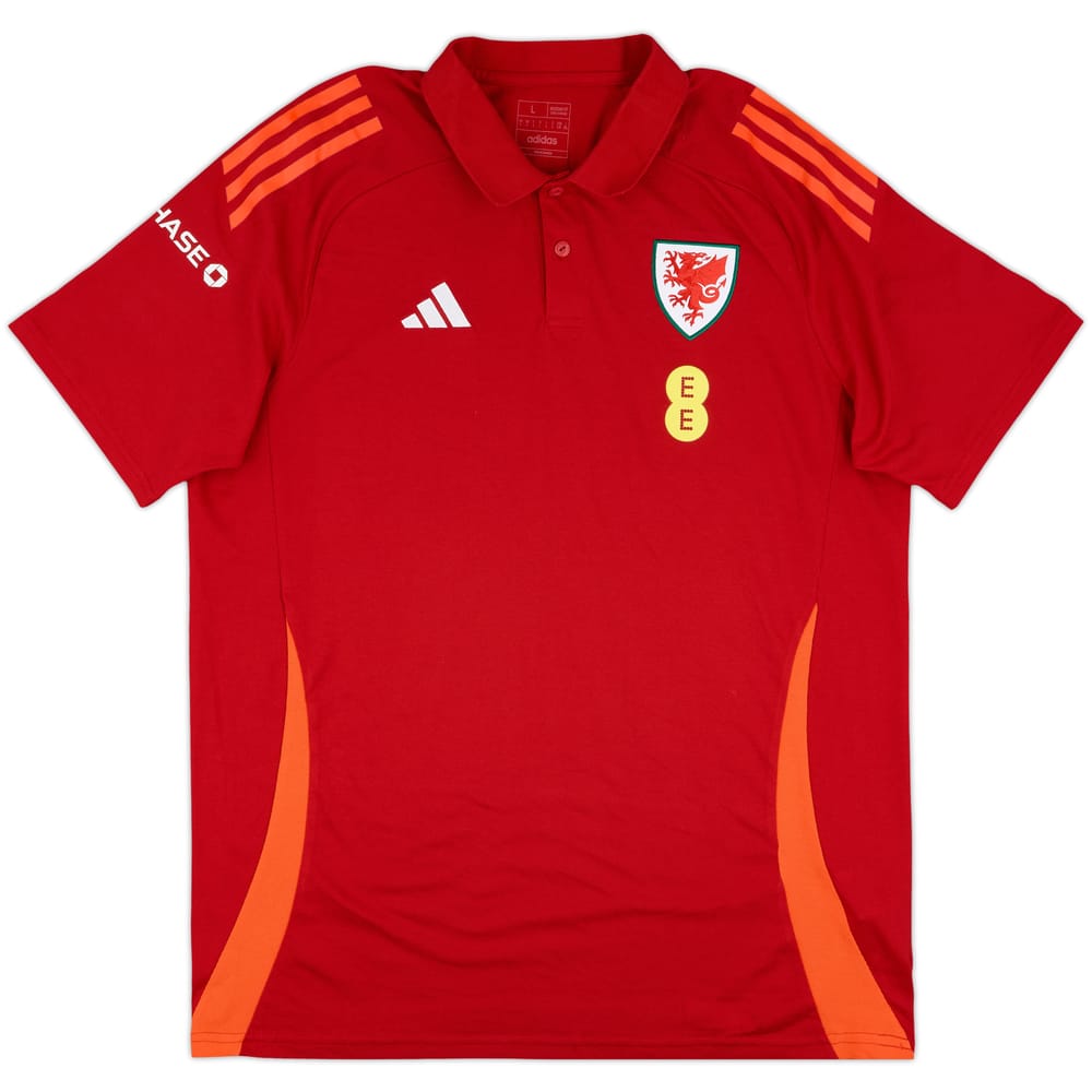 2023-24 Wales adidas Polo Shirt - 8/10 - (L)